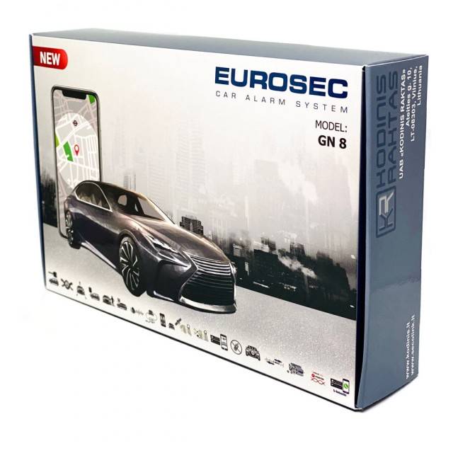 Установка сигнализации Eurosec для авто
